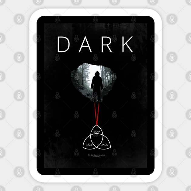 Dark - TV Serie Minimal Alternative Fanart Sticker by HDMI2K